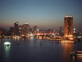 فنادق القاهرة الواقعة على كورنيش النيل - المصدر: أ.ف.ب