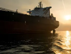 سفينة شحن تعبر البحر الأحمر - بلومبرغ