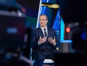 بيير أندوراند، مؤسس شركة "أندوراند كابيتال مانجمنت" خلال مقابلة مع تلفزيون "بلومبرغ" في لندن، المملكة المتحدة، يوم الأربعاء 22 نوفمبر 2023 - بلومبرغ