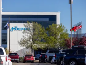 مقر شركة "مايكرون تكنولوجي" في مدينة بويز، في ولاية أيداهو الأميركية - بلومبرغ