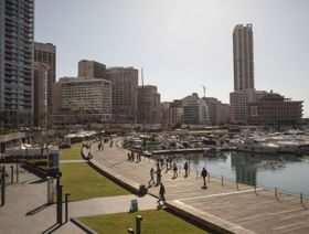 قوارب في المرسى بمنطقة زيتوني باي الراقية في بيروت، لبنان - المصدر: بلومبرغ