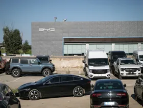 وكيل شركة "بي واي دي" في بكين، الصين - المصدر: بلومبرغ