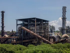 منشأة لمعالجة الإيثانول تابعة لشركة "رايزن" في ولاية ساو باولو، البرازيل. 19 فبراير 2025 - بلومبرغ