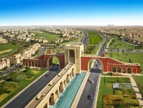 مشروع مدينتي في القاهرة الجديدة، شرقي العاصمة المصرية، الذي يعد أحد أكبر مشروعات العقارات بمصر والمنطقة - المصدر: بلومبرغ