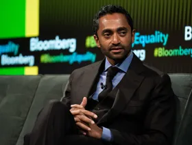 تشامات باليهابيتيا، الرئيس التنفيذي لشركة "سوشيال كابيتال"، وأبرز المستثمرين في نشاط شركات الاستحواذ ذات الأغراض الخاصة - بلومبرغ