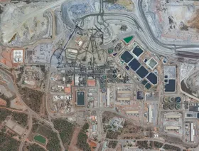 صورة ملتقطة بواسطة القمر الصناعي "ماكسار" لمنجم "كانسانشي" في زامبيا - المصدر: بلومبرغ