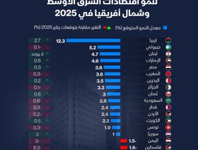 توقعات البنك الدولي لنمو اقتصادات الشرق الأوسط وشمال أفريقيا في 2025 - الشرق