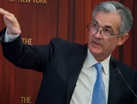 جيروم باول، رئيس البنك الاحتياطي الفيدرالي الأميركي - المصدر: بلومبرغ