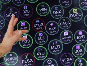 شعارات عملات مشفرة - بلومبرغ