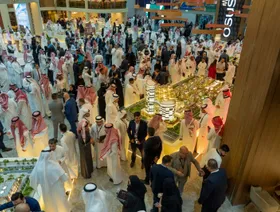 الزوار في جناح شركة 'أسس العقار' بمعرض سيتي سكيب الرياض 2025 - الشركة