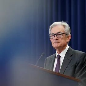 جيروم باول، رئيس بنك الاحتياطي الفيدرالي الأميركي - بلومبرغ