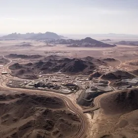 منجم معادن للنحاس، جبل صايد، المدنية المنورة، المملكة العربية السعودية (الصورة من التقرير السنوي 2020 لشركة معادن) - الشركة