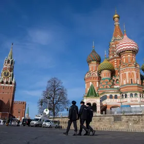 منطقة الساحة الحمراء بالقرب من الكرملين في العاصمة الروسية موسكو - المصدر: بلومبرغ