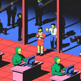 صورة تعبيرية عن التوظيف في زمن الذكاء الاصطناعي - بلومبرغ