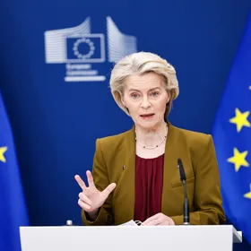 أورسولا فون دير لاين، رئيسة المفوضية الأوروبية. - بلومبرغ