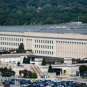 مبنى وزارة الدفاع الأميركية البنتاغون في العاصمة الأميركية واشنطن - بلومبرغ