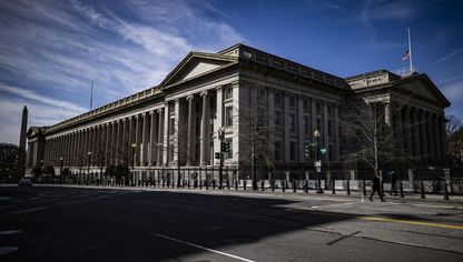 مبنى وزارة الخزانة الأميركية في واشنطن - المصدر: بلومبرغ