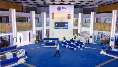 سوق دبي المالي في دبي، الإمارات العربية المتحدة - بلومبرغ