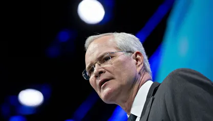 دارين وودز، الرئيس التنفيذي لشركة "إكسون موبيل كورب" - المصدر: بلومبرغ