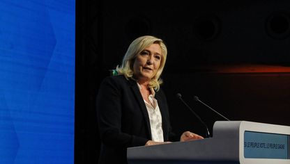 زعيمة اليمين المتطرف في فرنسا، مارين لوبان - المصدر: بلومبرغ