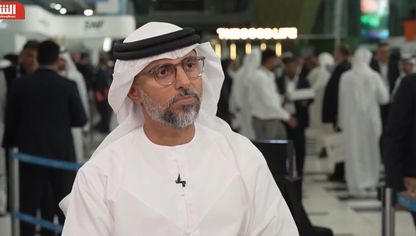 وزير الطاقة الإماراتي خلال مقابلة مع "الشرق" - المصدر: الشرق
