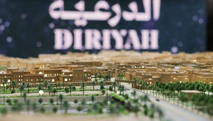 مجسم لمشروعات التطوير المحلية معروض في مقر 'هيئة تطوير بوابة الدرعية' في الدرعية، المملكة العربية السعودية، يوم 7 ديسمبر 2022 - المصدر: بلومبرغ