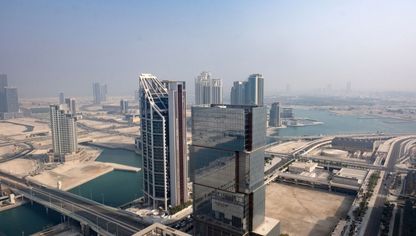 مبان مكتبية في سوق أبوظبي العالمي في أبوظبي. الإمارات - المصدر: بلومبرغ