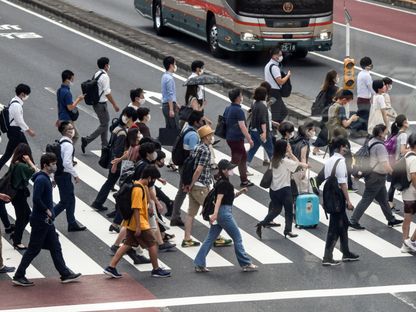 مشهد من أحد شوارع اليابان - المصدر: بلومبرغ
