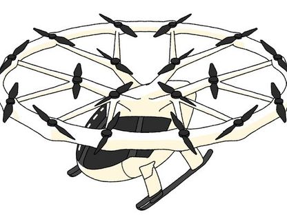 التاكسي الطائر من شركة Volocopter  - المصدر: بلومبرغ