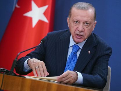 الرئيس التركي رجب طيب أردوغان  - المصدر: بلومبرغ