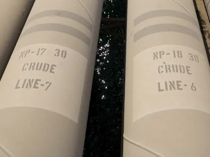 أنابيب لنقل النفط. أعلن أعضاء رئيسيون في منظمة البلدان المصدرة للبترول \"أوبك\" وحلفاؤهم يوم الأحد أنهم يخططون لوقف زيادات الإنتاج خلال الربع الأول من عام 2026 - بلومبرغ