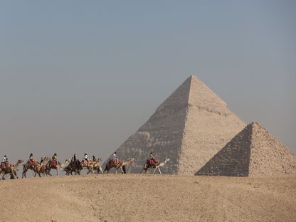 منظر عام للأهرامات في مصر - المصدر: رويترز