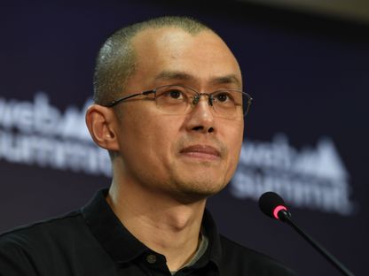 تشانغبينغ تشاو، المؤسس المشارك لمنصة \"بينانس\" للعملات المشفرة - المصدر: بلومبرغ