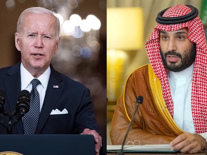 الرئيس الأميركي جو بايدن وولي العهد السعودي الأمير محمد بن سلمان - المصدر: الشرق