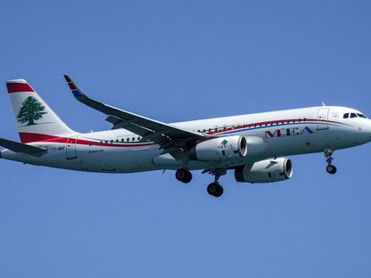 طائرة ركاب تابعة لشركة طيران الشرق الأوسط اللبنانية - المصدر: بلومبرغ