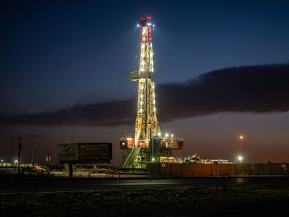 منصة للتنقيب عن النفط في ميدلاند، تكساس، الولايات المتحدة - المصدر: بلومبرغ