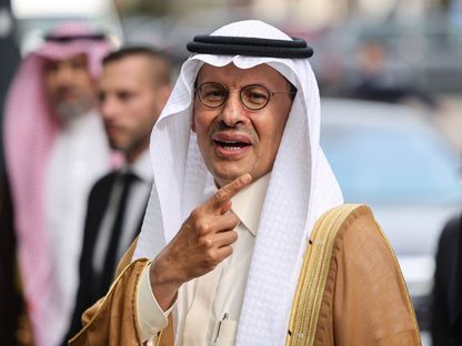 وزير الطاقة السعودي الأمير عبد العزيز بن سلمان خلال خلال الإجتماع الـ33 لأوبك+  - المصدر: بلومبرغ