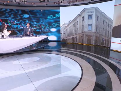 هاني جنينة، المحلل الاقتصادي والمحاضر بالجامعة الأميركية في القاهرة، خلال المقابلة مع "الشرق" - المصدر: بلومبرغ