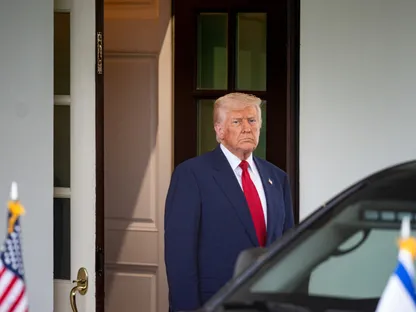 الرئيس الأميركي دونالد ترمب في البيت الأبيض، واشنطن العاصمة، الولايات المتحدة - بلومبرغ