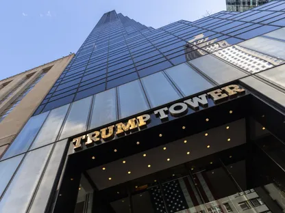 برج ترمب في نيويورك الولايات المتحدة الأميركية. 16 فبراير 2024 - بلومبرغ