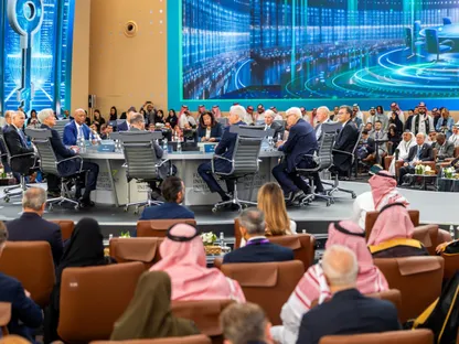 إحدى جلسات الدورة التاسعة من مبادرة مستقبل الاستثمار في الرياض، المملكة العربية السعودية. 28 أكتوبر 2025 - رويترز