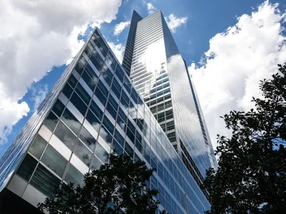 المقر الرئيس لمجموعة \"غولدمان ساكس\" في نيويورك. الولايات المتحدة - المصدر: بلومبرغ