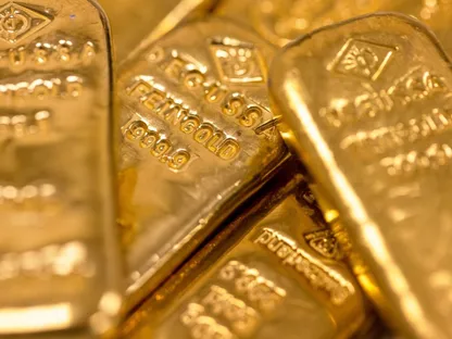 سبائك ذهبية من وزن 250 غراماً - المصدر: بلومبرغ