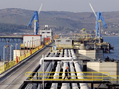 ميناء جيهان التركي على البحر الأبيض المتوسط الذي تتدفق عبره إمدادات النفط الخام من إقليم كردستان إلى الأسواق العالمية - المصدر: رويترز