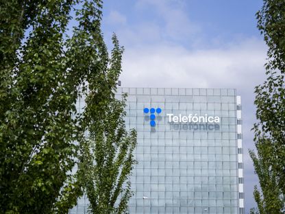 المقر الرئيسي لشركة \"تليفونيكا\" في مدريد، إسبانيا - المصدر: بلومبرغ