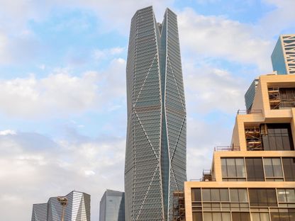 برج صندوق الاستثمارات العامة السعودي في الرياض، المملكة العربية السعودية - المصدر: بلومبرغ