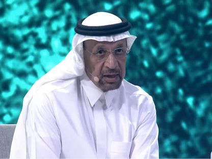 خالد بن عبد العزيز الفالح وزير الاستثمار السعودي في ملتقى مبادرة الاستثمار - المصدر: الشرق