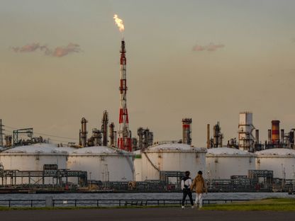 صهاريج تخزين النفط في منطقة كيهين الصناعية في كاواساكي، محافظة كاناغاوا، اليابان - المصدر: بلومبرغ