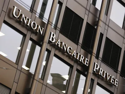 فرع بنك \"يونيون بانكير بريفيه\" في زيورخ، سويسرا - بلومبرغ