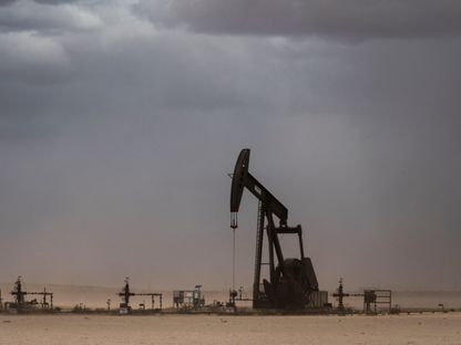 مضخة نفط في مقاطعة مارتن، تكساس، 15 مارس 2025. - بلومبرغ